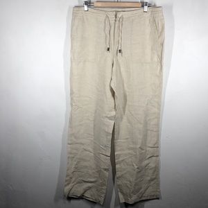 Liz Claiborne 100% linen pants size 12